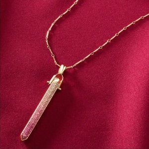 Stella & Dot Rebel Pendant Necklace - Pink Ombre - Breast Cancer Awareness NWT